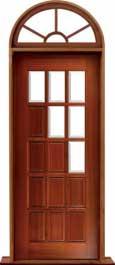 15 panel diagonal: door in frame