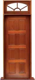 8 panel: door in frame