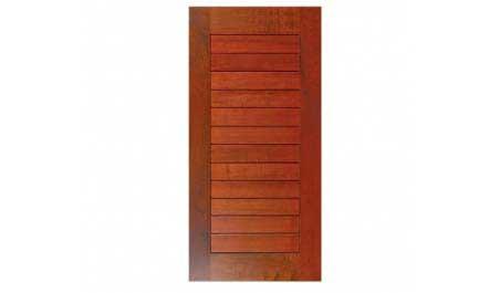 Horizontal plank gate