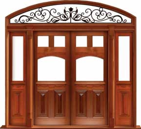 queen anne: double door